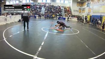132 lbs Quarterfinal - Max Butler, Harmony vs Christopher Whitehead, Ft Pierce Central