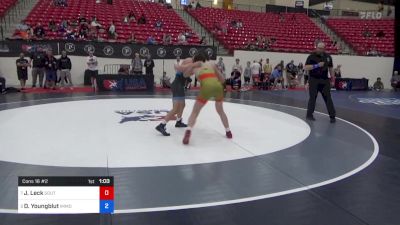 60 kg Cons 16 #2 - Johnny Leck, South Central Punisher Wrestling vs Dawson Youngblut, Immortal Athletics WC