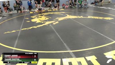 100 lbs Rr2 - Tommy Jarnig, Marathon Wrestling Club vs Tanner Rhoton, Interior Grappling Academy