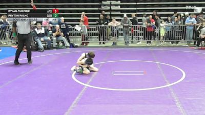 55 lbs Round Of 16 - Dylan Christie, Apex vs Peyton Palko, Saddle Brook