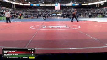 113 lbs Cons. Round 4 - Dezmond Burch, Centennial vs Canyon Scott, Rigby