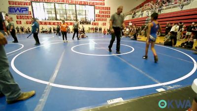 70 lbs Quarterfinal - Aaryan Arriaga, Wesley Wrestling Club vs Jaysten Wolfe, Team Nomad