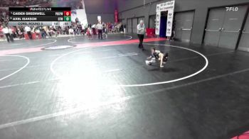45 lbs Cons. Round 5 - Axel Isakson, Pardeeville Boys Club Youth Wrestling vs Caiden Greenwell, Pardeeville Boys Club Youth Wrestling