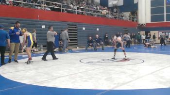 127 lbs Quarterfinal - Gage Samol, Avella vs Cameron Baker, Burrell