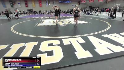 138 B Champ. Round 2 - Jasmine Hopkins, Quincy vs Delia Gulzow, Eastern Oregon University