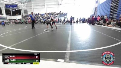 79 lbs Semifinal - Covy Riley, Butler vs Luke Maier, SlyFox