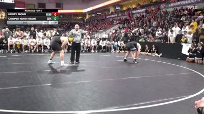 285 lbs Semis - Cooper Martinson, Southeast Polk vs Henry Mohr, Waukee Northwest