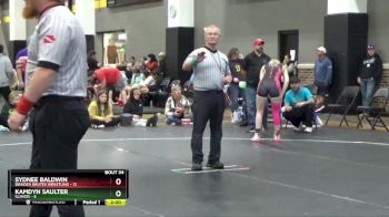 118 lbs Round 5 (16 Team) - Kamdyn Saulter, Illinois vs Sydnee Baldwin, Braided Brutes Wrestling
