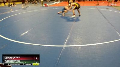 150 lbs Placement (4 Team) - Tyson Newman, STMA (St. Michael/Albertville) vs Caden Peacock, Little Falls