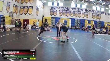 182 lbs Round 2 (8 Team) - Josh Lange, Roundtree Wrestling vs Zaelyn Fletcher, Camden Silver