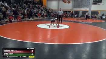 B-10 lbs Cons. Semi - Zane Vega, DC Elite vs Dallas Shultz, West Branch Youth Wrestling Cl