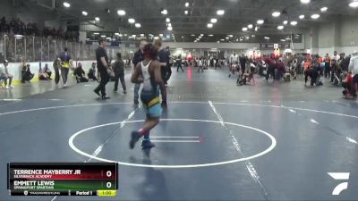 97 lbs 5th Place Match - Terrence Mayberry Jr, Silverback Academy vs Emmett Lewis, Springport Spartans