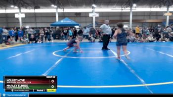 105 lbs Cons. Round 3 - Marley Eldred, Fruitland Middle School vs Holley Hove, Wolverine Wrestling Club