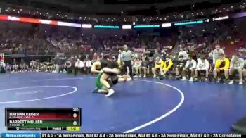 220 lbs Quarterfinal - Barrett Muller, 3-Osage vs Nathan Keiser, 6-Atlantic-CAM