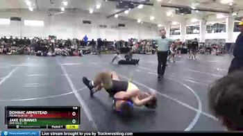 138 lbs Round 5 (6 Team) - Jake Eubanks, OMP Gold vs Dominic Armistead, Polar Bear Ex