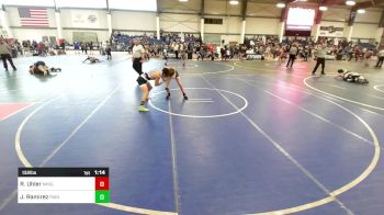 132 lbs Quarterfinal - Racer Uhler, Mingus Mountain WC vs Jason Ramirez, Painted Desert WC