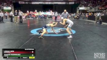 5A 107 lbs Quarterfinal - Josiah Neri, Rio Rancho vs Damian Rodriguez, Capital