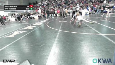 70-73 lbs Final - Bodey Phillips, Bristow Elementary Wrestling Club vs Otto Vuocolo, Keystone Kids Wrestling Club