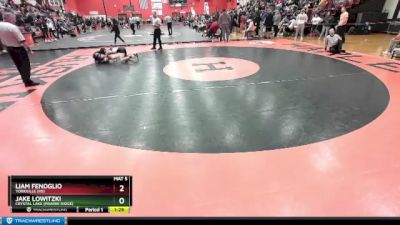 113 lbs Cons. Round 4 - Jake Lowitzki, Crystal Lake (PRAIRIE RIDGE) vs Liam Fenoglio, YORKVILLE (HS)