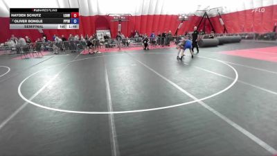 126 lbs Semifinal - Hayden Schutz, La Crosse Area Wrestlers vs Oliver Bongle, Poynette Panther Youth Wrestling