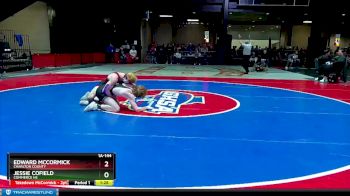 1A-144 lbs Champ. Round 1 - Edward McCormick, Charlton County vs Jessie Cofield, Commerce Hs