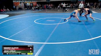 140 lbs Quarterfinal - Kennedy Elavgak, Barrow High School vs Aidan Laselle, Redington Sr. Jr/Sr High School