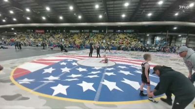 45 lbs Cons. Round 4 - Rylan Paul, American Outlaws Wrestling vs Bridger Wolkow, Gordon-Rushville Wrestling
