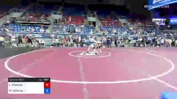 117 lbs Consi Of 16 #1 - Leah Edwards, North Carolina vs Mya Delleree, Wisconsin