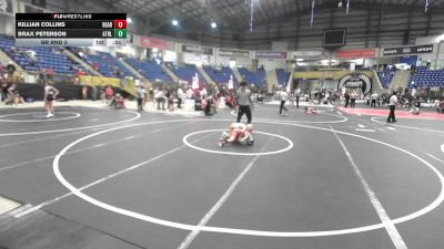 62 lbs Rr Rnd 3 - Killian Collins, Bear Cave WC vs Brax Peterson, Athlos Wrestling