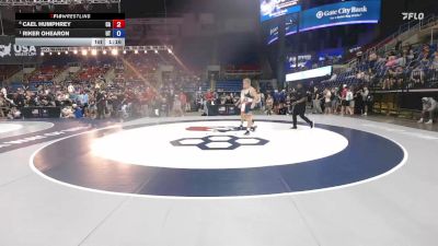 138 lbs 3rd Place Match - Cael Humphrey, CA vs Riker Ohearon, UT