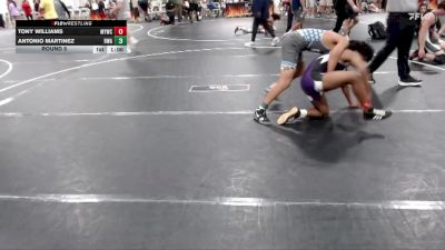 140 lbs Round 5 - Tony Williams, MBCRD Youth Wrestling Club vs Antonio Martinez, Roundtree Wreslting Academy