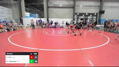 141 lbs Rr Rnd 1 - Angelo Hill, Mat Assassins Blue vs Malachi Kapenga, Michigan Premeir Gold