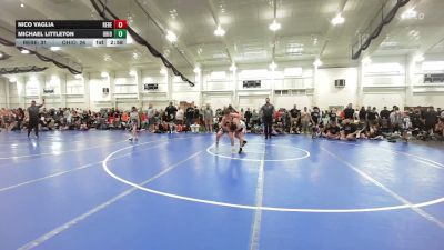 115 lbs Round Robin 2 - Nico Vaglia, Rebellion - EL vs Michael Littleton, Ohio Gold - Black - EL