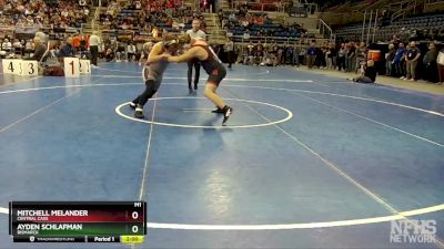 215 lbs Champ. Round 1 - Mitchell Melander, Central Cass vs Ayden Schlafman, Bismarck