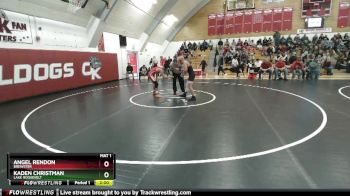 120 2B Quarterfinal - Kaden Christman, Lake Roosevelt vs Angel Rendon, Brewster