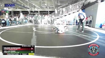 52 lbs Champ. Round 1 - Wilder Shoemaker, Wichita Training Center vs Kellan Mann, Spring Hill Wrestling Club