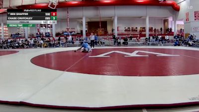 174 lbs Prelim - Ben Shaffer, Trine vs Chase Crutchley, Case Western Reserve