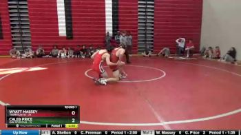 160 lbs Round 1 (10 Team) - Wyatt Massey, Thompson HS vs Caleb Price, Oak Mountain