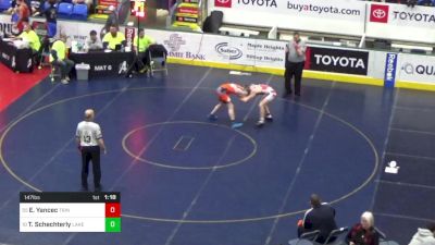 147 lbs Round Of 64 - Eian Yancec, Trinity vs Tommy Schechterly, Lake Lehman