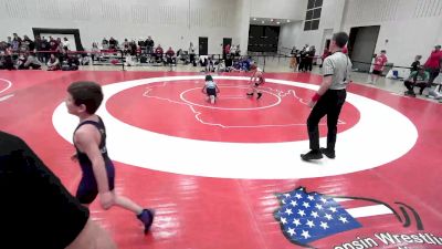 67 lbs Quarters - Austin Haure, Monona Grove/McFarland Wrestling Club vs Evers Zupanc, Wisconsin