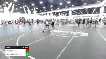 126 lbs Consi Of 8 #2 - Ricky Angeles, Rancho Bernardo WC vs Kenneth Garcia Reynoso, Hyperbolic