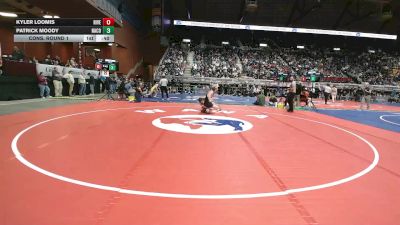 4A-157 lbs Cons. Round 1 - Kyler Loomis, Riverton vs Patrick Moody, Natrona County