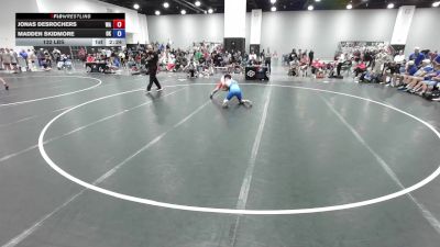 132 lbs Jonas DesRochers, Washington vs Madden Skidmore, Oklahoma