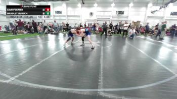 120 lbs Quarterfinal - Liam Fecanin, NJ vs Bradley Burtch, MI