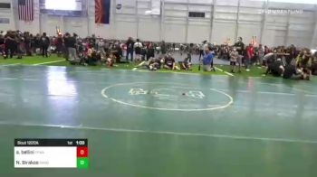 82 lbs Consi Of 8 #1 - Apollo Bellini, Top Flight Wrestling Academy vs Niko Birakos, Oakdale