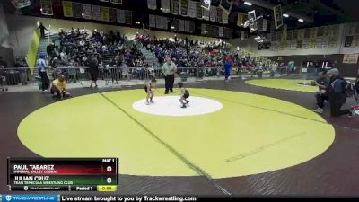 40/45 Quarterfinal - Paul Tabarez, Imperial Valley Cobras vs Julian Cruz, Team Temecula Wrestling Club