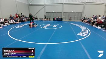 100 lbs Placement Matches (16 Team) - Bianca Eide, Minnesota Blue vs Zurri Zamora, Texas Red