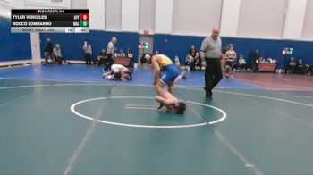 120 lbs Cons. Round 4 - Rocco Lombardo, Malvern Prep vs Tyler Verceles, Loyola Blakefield