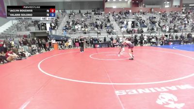 U20 Women - 50 lbs Cons. Semis - Jaclyn Bouzakis, PA vs Valarie Solorio, PA