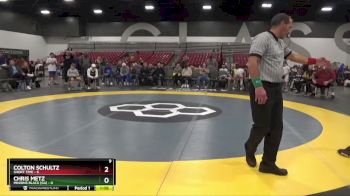 95 lbs Round 3 (8 Team) - Colton Schultz, Short Time vs Chris Metz, Minions Black (GA)
